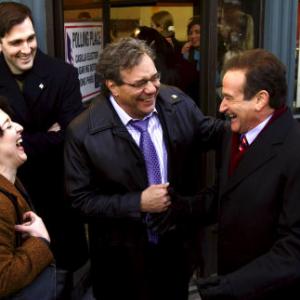 Still of Robin Williams, Lewis Black and Karen Hines in Man of the Year (2006)