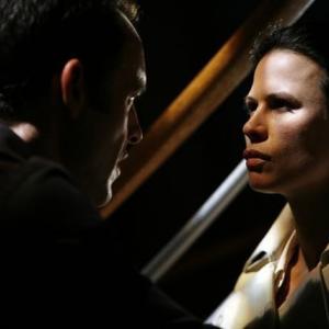 Still of Paul Blackthorne and Rhona Mitra in The Gates 2010
