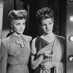 Still of Rita Hayworth and Janet Blair in Tonight and Every Night 1945