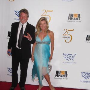 Genesis Awards, Megan Blake and Ryan O'Neal for OWN series The O'Neals. Megan's Animal Attractions TV and Pet Life Radio series, A Super Smiley Adventure have won Honorary Mentions at the Genesis Awards.