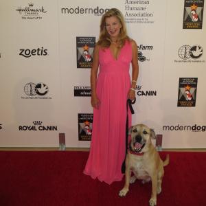 Celebrity Presenter for Hallmark Channel American Humane Association Hero Dog Awards with Super Smiley National SpokesDog for the Hero Dog Awards