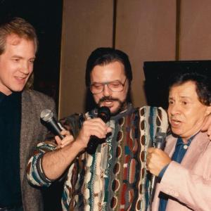 Steve Blanchard, Robert Goulet, and Eddie Fisher