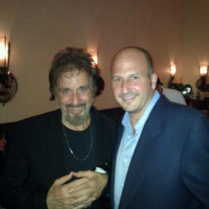 Al Pacino and me at MOMA in NYC for our Wild Solome screening