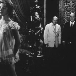 Still of Bernard Blier and Nadine Tallier in Les grandes familles (1958)