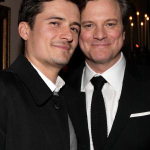 Colin Firth and Orlando Bloom