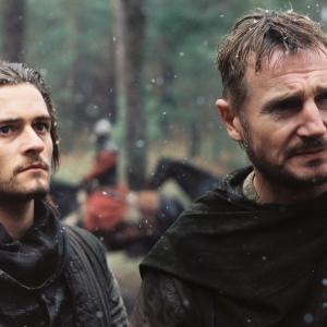 Still of Liam Neeson and Orlando Bloom in Kingdom of Heaven 2005
