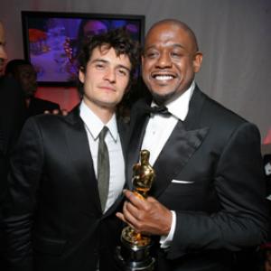 Forest Whitaker and Orlando Bloom at event of The 79th Annual Academy Awards (2007)