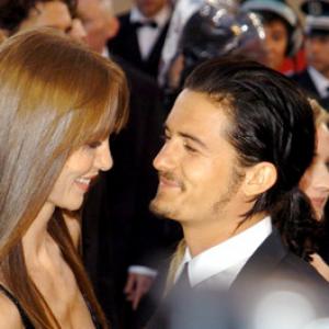 Saffron Burrows and Orlando Bloom at event of Troy 2004