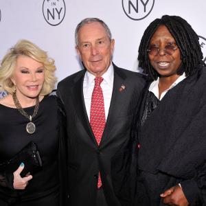 Whoopi Goldberg, Joan Rivers, Michael Bloomberg