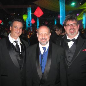 Jeffree with fellow nominees Alan Decker and Mark Linden, EMMYS '09