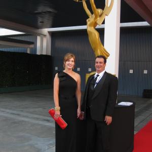 Jeffree Bloomer and wife Karen Emmys 2009