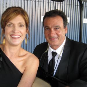 Jeffree Bloomer and wife Karen 09 Emmys Nokia Theatre LA