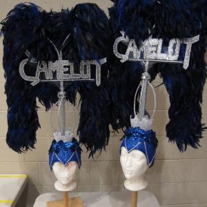 I am a Theatrical Milliner aswell.These are 3ft tall headdresses for Spamalot, Citadel Theatre, Edmonton,Canada