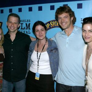 Jon Cryer, Amanda Peet, Jason Blum, Alexandra Shiva and Nicole Doring at event of Stagedoor (2006)