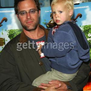 Robert Bogue and son Zebulon at a special screening of Over the Hedge