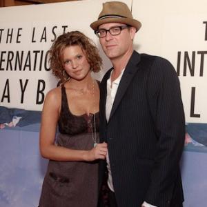 Robert Bogue and Mandy Bruno at the premiere of The Last International Playboy