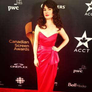 Katie Boland at the Canadian Screen Awards.