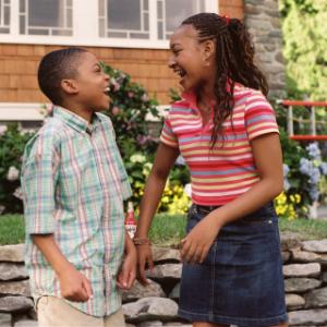Still of Aleisha Allen and Philip Bolden in Are We Done Yet? (2007)
