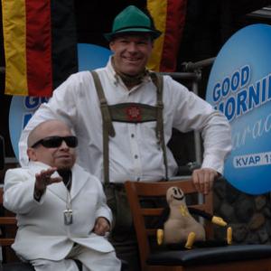 Uwe Boll and Verne Troyer in Postal 2007