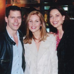 Heather Juergensen at the Kissing Jessica Stein premiere New York City March 12 2002 With from left Thomas Bolster and Jennifer Westfeldt