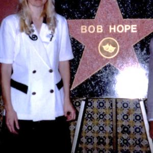 At ceremony for Bob Hopes 4th star on the Hollywood Walk of Fame