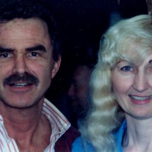 With Burt Reynolds at Bob Hope Show taping