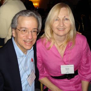 Keynote speaker at The HUMOR Projects annual conference pictured with Joel Goodman The HUMOR Project founder
