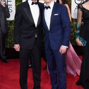 Matt Bomer and Simon Halls at event of 72nd Golden Globe Awards 2015
