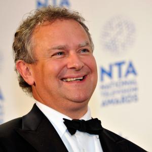 Hugh Bonneville winner of Drama award for Downton Abbey poses in the Winners room at the National Television Awards
