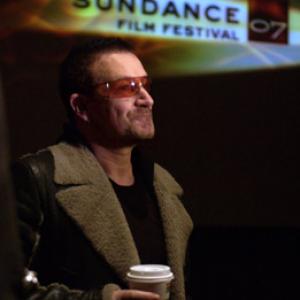 Bono at event of Joe Strummer The Future Is Unwritten 2007