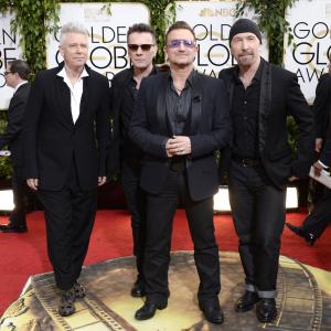 Bono, Adam Clayton and The Edge