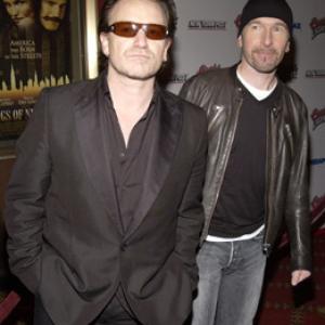 Bono and The Edge at event of Empire 2002