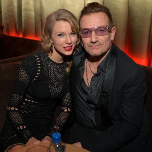Bono and Taylor Swift