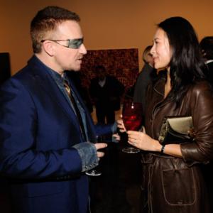 Bono and Ziyi Zhang