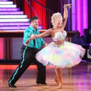 Still of Chaz Bono and Lacey Schwimmer in Dancing with the Stars (2005)