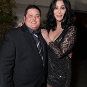 Cher and Chaz Bono at event of Burleska (2010)