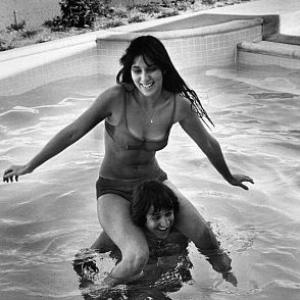 967-128 CHER & SONNY BONO AT HOME IN L.A., C.A.