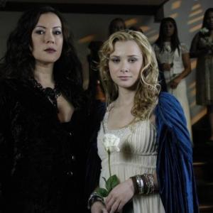 Still of Jennifer Tilly and Mika Boorem in The Initiation of Sarah 2006