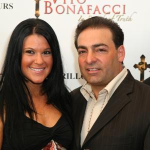 With Leigh Pupps (left) and Louis Vanaria (right), at the NY premiere of VITO BONAFACCI.