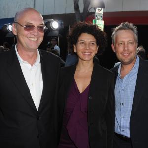 Moritz Borman, Eric Kopeloff and Donna Langley at event of Laukiniai (2012)