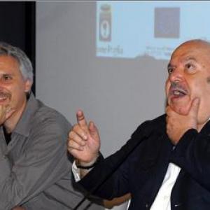 Still of Cristiano Bortone e Lino Banfi
