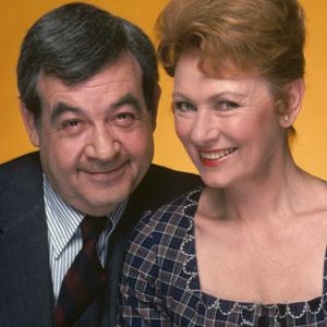 Marion Ross and Tom Bosley in Happy Days 1974