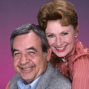 Marion Ross and Tom Bosley in Happy Days 1974
