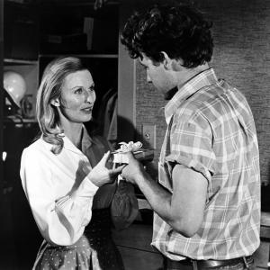 Still of Timothy Bottoms and Cloris Leachman in The Last Picture Show 1971