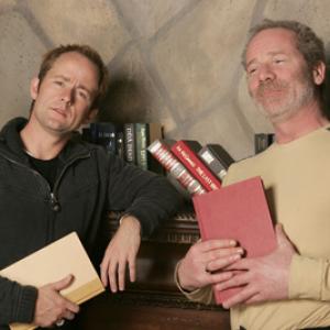 Billy Boyd and Peter Mullan at event of On a Clear Day 2005