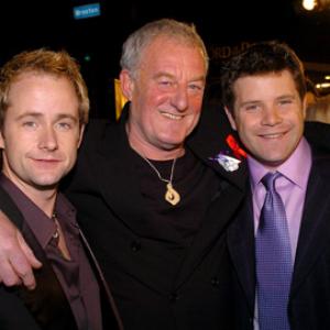 Sean Astin Billy Boyd and Bernard Hill at event of Ziedu Valdovas Karaliaus sugrizimas 2003