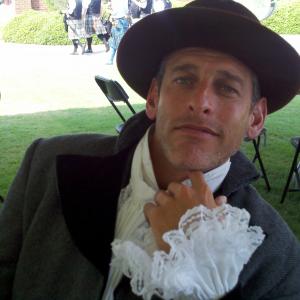 Adam Boyer as Rabbie Burns famous Scottish Poet at the 2011 Greenville Scottish Games