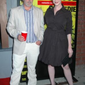 Christopher Boyer and Christina Hendricks at the opening night of Rantoul and Die