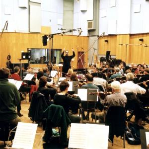 Peter Boyer conducting the London Symphony Orchestra at Abbey Road Studios
