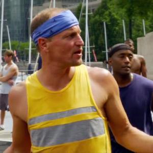 Friends With Benefits still with Woody Harrelson playing basketball.